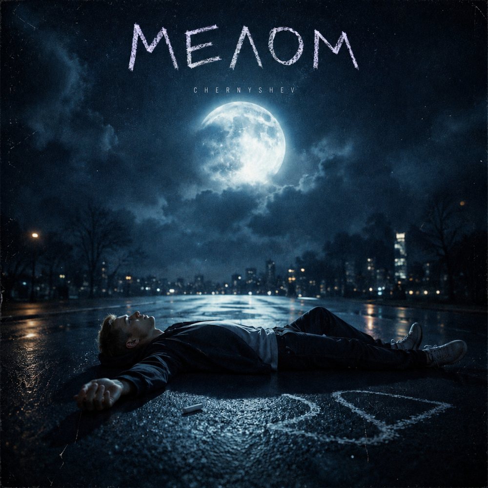 Обложка релиза «Мелом» — Chernyshev